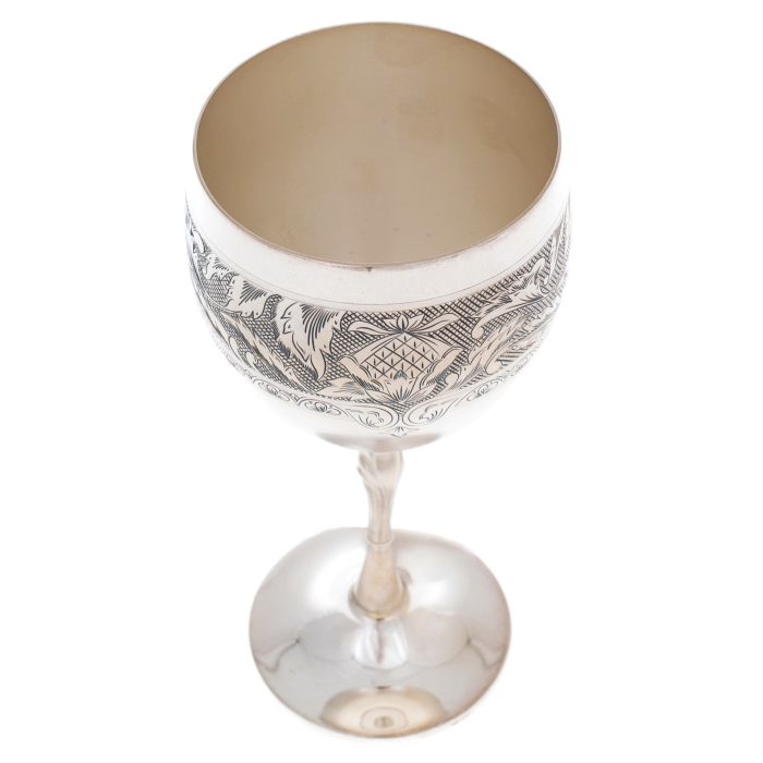 Бокал серебряный "Ривьера" №43 - артикул: AK01133 - стоимость: 113 000 руб. Бокал серебряный "Ривьера" №43 - артикул: AK01133 | Мосподарок
