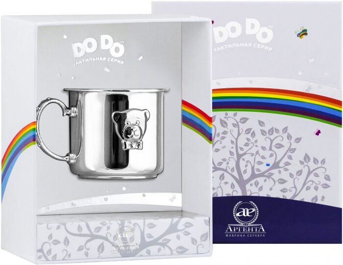 Детская серебряная кружка DODO "Мишка-малыш" - артикул: AK01465 - стоимость: 25 400 руб. Детская серебряная кружка DODO "Мишка-малыш" - артикул: AK01465 | Мосподарок