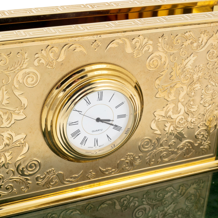 Набор настольный из нефрита "Президентский" Златоуст - артикул: 301609 | Мосподарок 