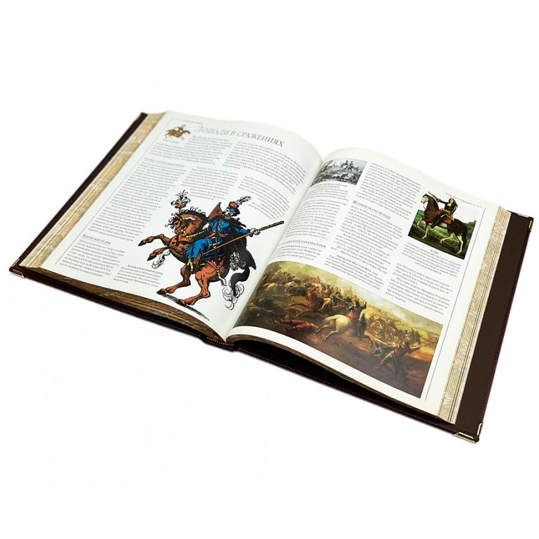 Подарочная книга "Лошади" Новая энциклопедия (в коробе) - артикул: 121508 | Мосподарок 