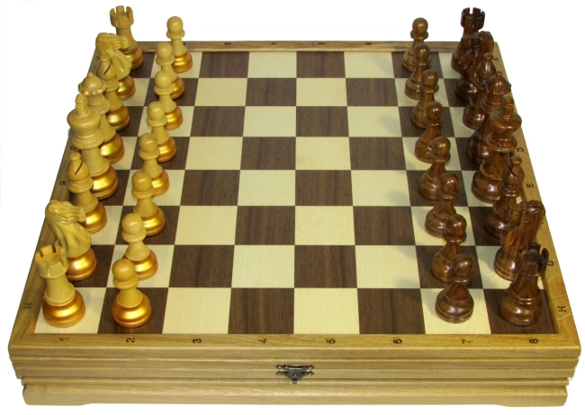 Шахматы "Классические" большие деревянные утяжеленные (высота короля 4,25)