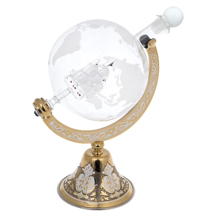 Штоф для напитков "Глобус" Златоуст - артикул: 301451 | Мосподарок 