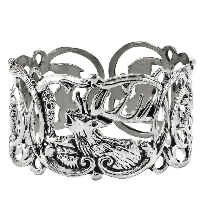 Набор серебряных колец для салфеток "Королевская охота" на 6 персон - артикул: AK01142 - стоимость: 60 800 руб. Набор серебряных колец для салфеток "Королевская охота" на 6 персон - артикул: AK01142 | Мосподарок