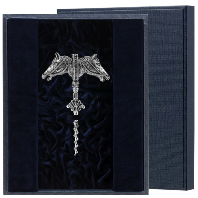 Штопор серебряный "Лошадь"в футляре Штопор серебряный "Лошадь"в футляре