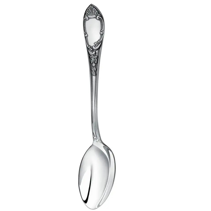 Набор серебряный кофейных ложек "Престиж" с чернением, на 6 персон, в футляре - артикул: AK01756 | Мосподарок 