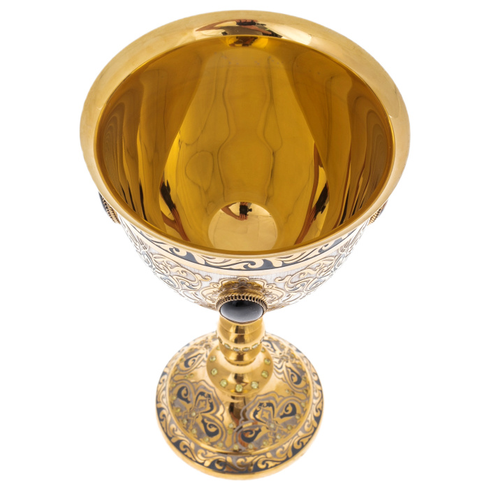 Кубок с тигровым глазом, Златоуст - артикул: 301278 | Мосподарок 