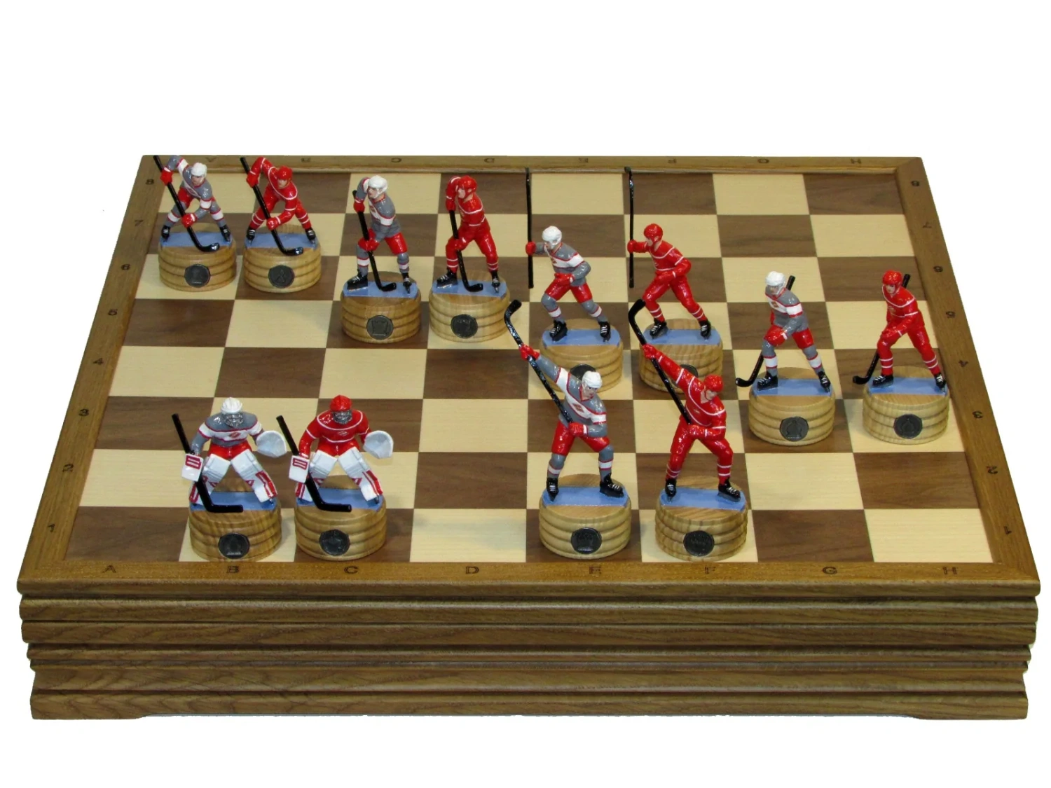 Шахматы коллекционные «Хоккей - Спартак» - артикул: 120-58.SPARTAK | Мосподарок 