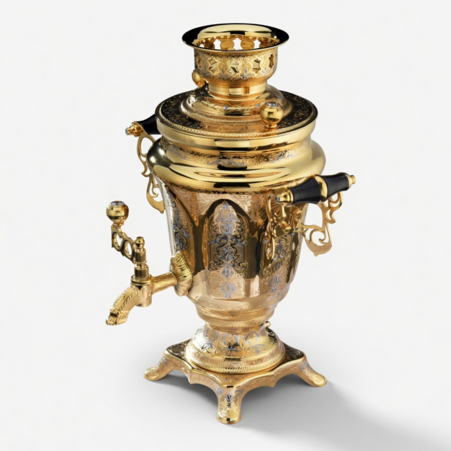Самовар малый электрический "Златоуст" 1,5 л.