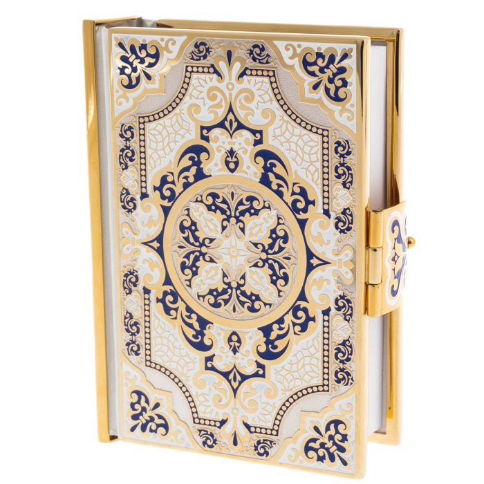 Коран малый "Наследие Ислама" синяя эмаль, Златоуст - артикул: 301398 | Мосподарок 