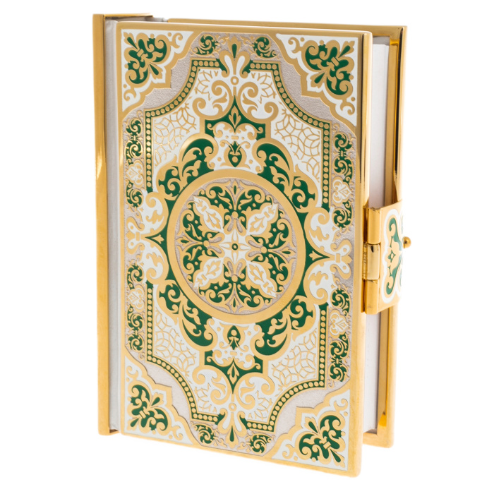 Коран малый "Наследие Ислама" зеленая эмаль, Златоуст - артикул: 301397 | Мосподарок 